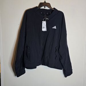 Adidas Black light weight Bomber Zip Up Jacket Womens 3xl